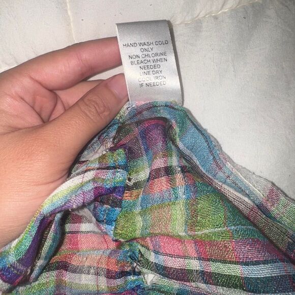 Multicolored Plaid Scarf - Picture 4 of 6